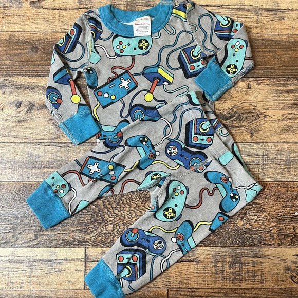 Hanna Andersson Other - Hanna Andersson‎ Organic Cotton Pajamas Unisex Baby 6-12m Gamer Controllers
